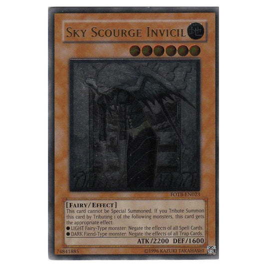 Yu-Gi-Oh! - Force of the Breaker - Sky Scourge Invicil (Ultimate Rare) FOTB-EN023