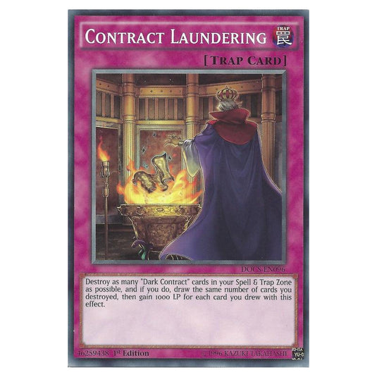 Yu-Gi-Oh! - Dimension of Chaos - Contract Laundering (Common) DOCS-EN096