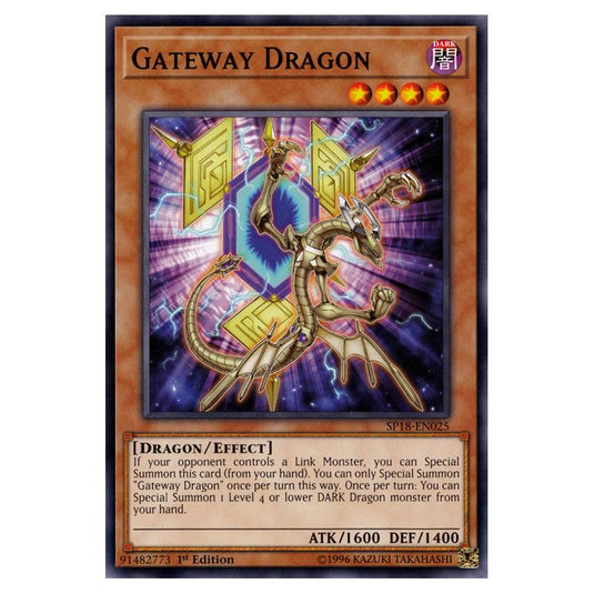 Yu-Gi-Oh! - Star Pack VRAINS - Gateway Dragon (Common) SP18-EN025