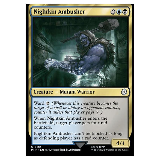 Magic The Gathering - Universes Beyond - Fallout - Nightkin Ambusher - 0112