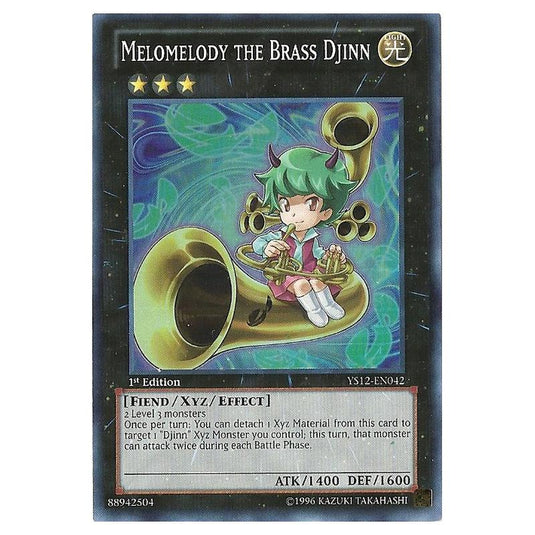 Yu-Gi-Oh! - Starter Deck - Xyz Symphony - Melomelody the Brass Djinn (Super Rare) YS12-EN042
