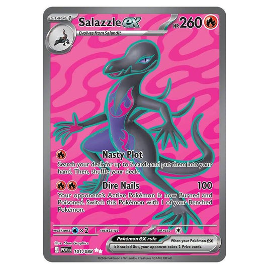 Pokemon - Mega Evolution - Perfect Order - Salazzle ex - 101/088