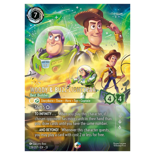 Lorcana - Attack of the Vine! - Woody & Buzz Lightyear - Best Buddies (Enchanted) - 228/207