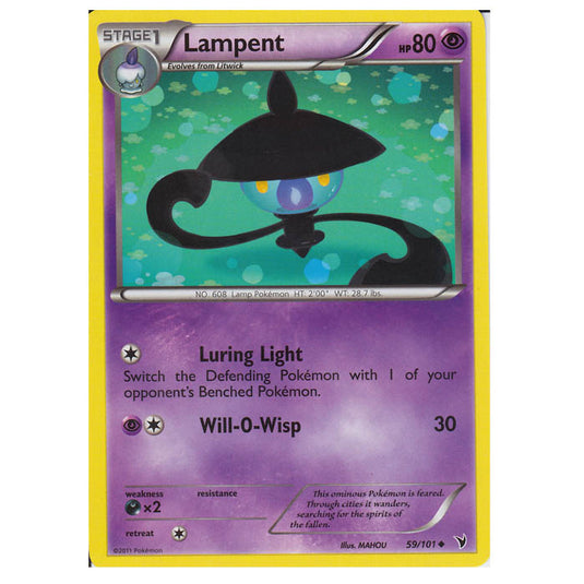 Pokemon - Black & White - Noble Victories - Lampent 59/101