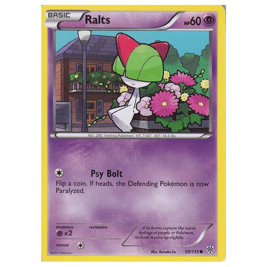 Pokemon - Black & White - Plasma Storm - Ralts - 59/135