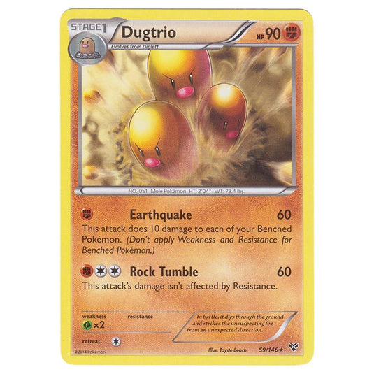 Pokemon - XY Base Set - Dugtrio - 59/146