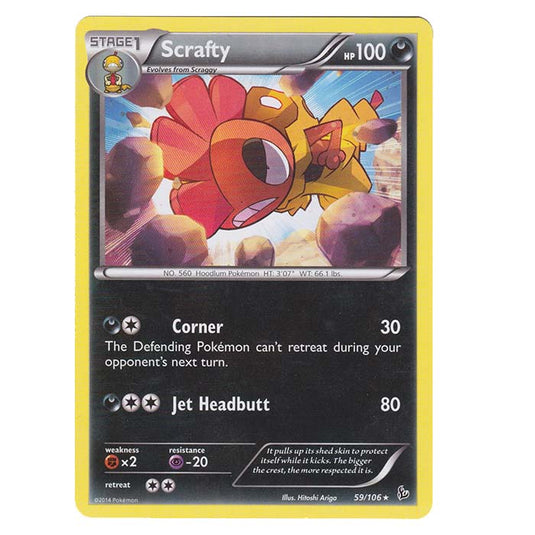 Pokemon - XY - Flashfire - Scrafty - 59/106