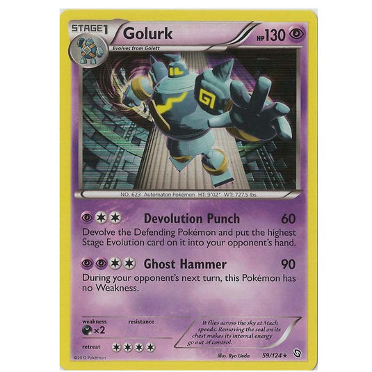 Pokemon - Black & White - Dragons Exalted - Golurk - 59/124