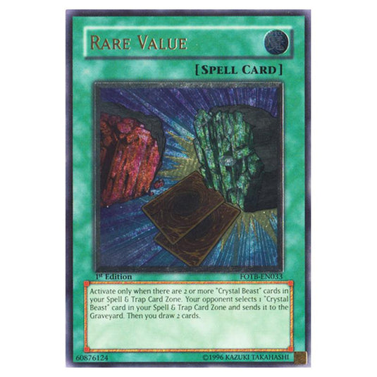 Yu-Gi-Oh! - Force of the Breaker - Rare Value (Ultimate Rare) FOTB-EN033