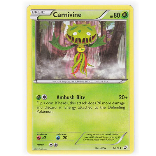 Pokemon - Black & White - Legendary Treasures - Carnivine - 5/113