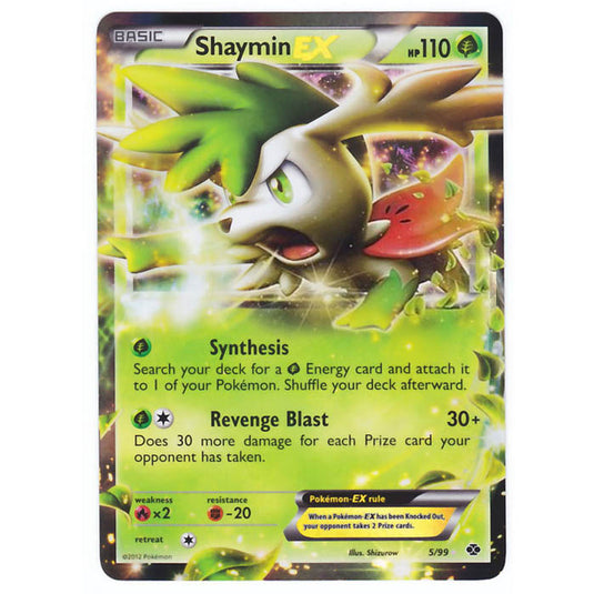 Pokemon - Black & White - Next Destinies - Shaymin EX 5/99