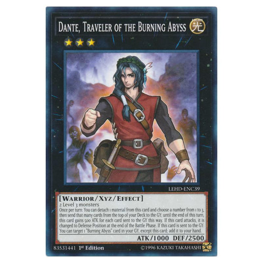 Yu-Gi-Oh! - Legendary Hero Decks - Dante, Traveler of the Burning Abyss (Common) LEHD-ENC39