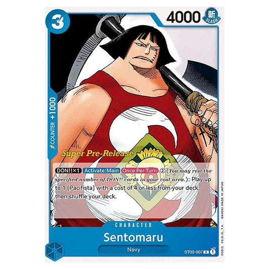 One Piece - ST-03: Starter Deck - The Seven Warlords of the Sea - Super Pre-Release - Sentomaru - ST03-007p