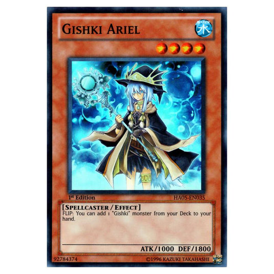 Yu-Gi-Oh! - Hidden Arsenal 5 - Steelswarm Invasion - Gishki Ariel (Super Rare) HA05-EN035