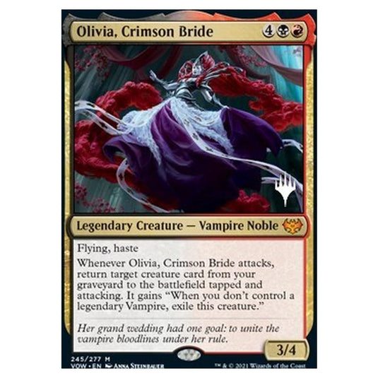 Magic The Gathering - Innistrad: Crimson Vow Promos - Olivia, Crimson Bride - 245/277