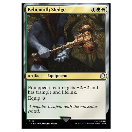 Magic The Gathering - Universes Beyond - Fallout - Behemoth Sledge - 0211