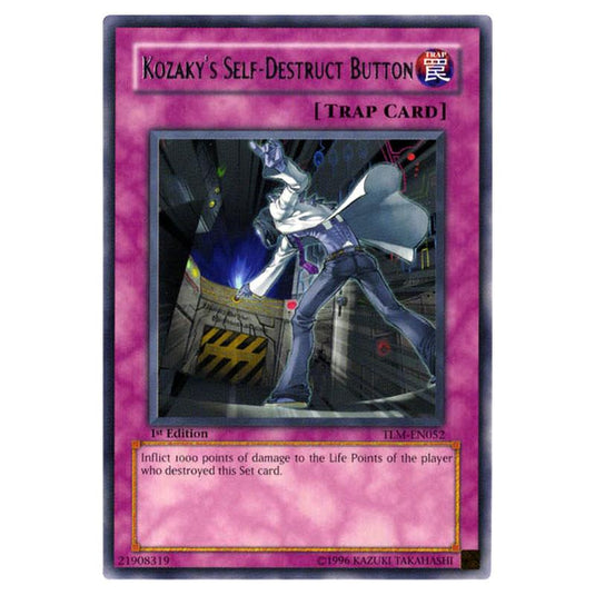 Yu-Gi-Oh! - The Lost Millennium - Kozaky\'s Self-Destruct Button (Rare) TLM-EN052