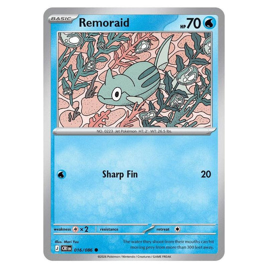 Pokemon - Mega Evolution - Chaos Rising - Remoraid - 016/086