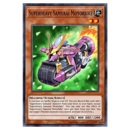 Yu-Gi-Oh! - OTS Tournament Pack 23 - Superheavy Samurai Motorbike (Super Rare) OP23-EN006