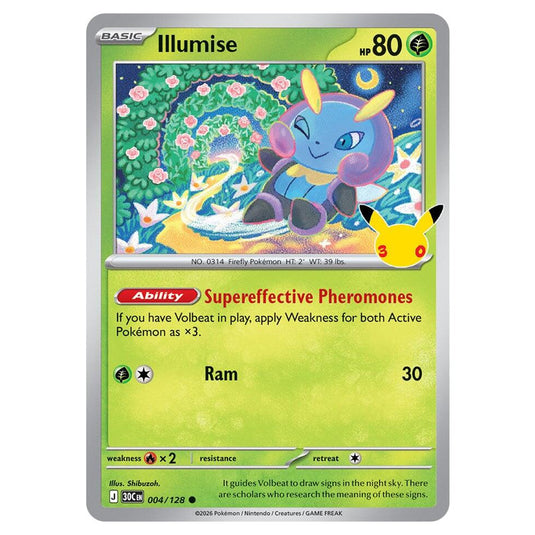 Pokemon - 30th Celebration - Illumise - 004/128