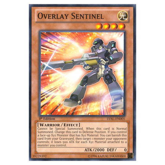 Yu-Gi-Oh! - Legacy of the Valiant - Overlay Sentinel (Common) LVAL-EN005