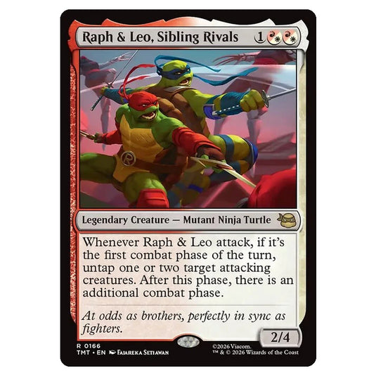 Magic The Gathering - Teenage Mutant Ninja Turtles - Raph & Leo, Sibling Rivals - 0166