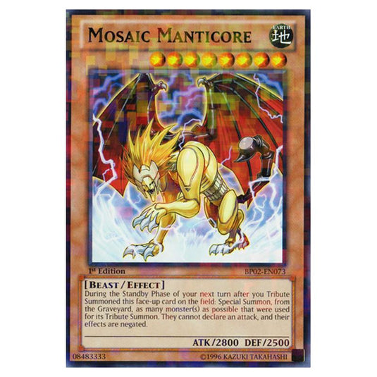 Yu-Gi-Oh! - Battle Pack 2 - War of the Giants - Mosaic Manticore (Mosaic Rare) BP02-EN073