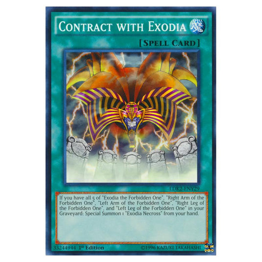 Yu-Gi-Oh! - Legendary Decks II - Contract with Exodia (Common) LDK2-ENY29