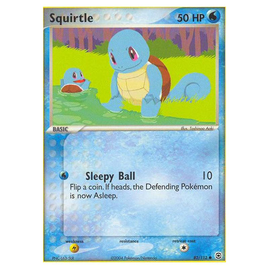Pokemon - EX Series - FireRed & LeafGreen - Squirtle - 82/112
