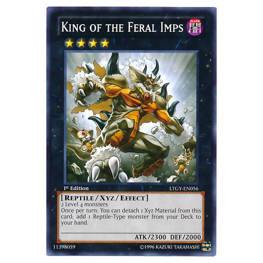 Yu-Gi-Oh! - Lord of the Tachyon Galaxy - King of the Feral Imps (Common) LTGY-EN056