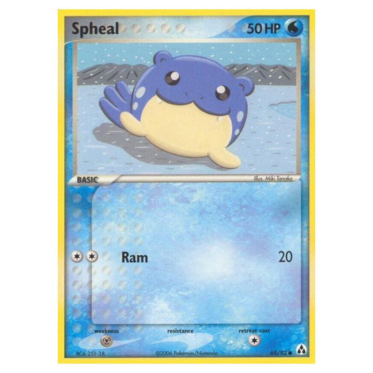Pokemon - EX Legend Maker - Spheal - 65/92