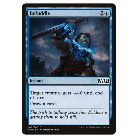 Magic the Gathering - Core Set 2019 - Befuddle - 309/280