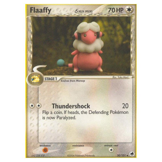 Pokemon - EX Dragon Frontiers - Flaaffy δ Delta Species - 030