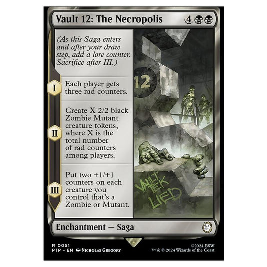 Magic The Gathering - Universes Beyond - Fallout - Vault 12: The Necropolis - 0051