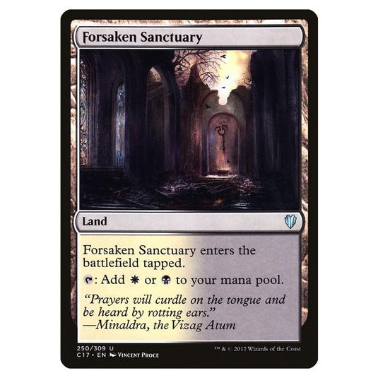 Magic The Gathering - Commander 2017 - Forsaken Sanctuary - 250/309