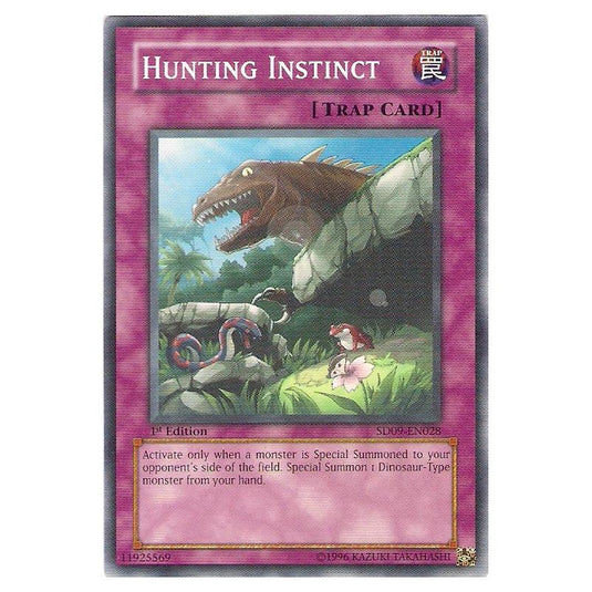 Yu-Gi-Oh! - Structure Deck - Dinosaur's Rage - Hunting Instinct (Common) SD09-EN028