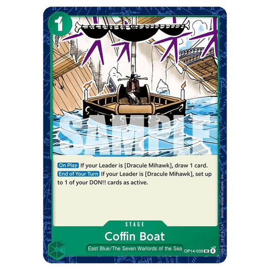 One Piece - OP14 - The Azure Sea's Seven - Coffin Boat - OP14-039