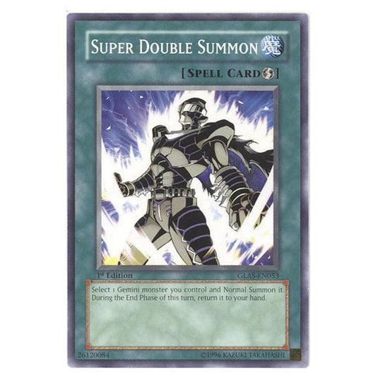 Yu-Gi-Oh! - Gladiator\'s Assault - Super Double Summon (Common) GLAS-EN053