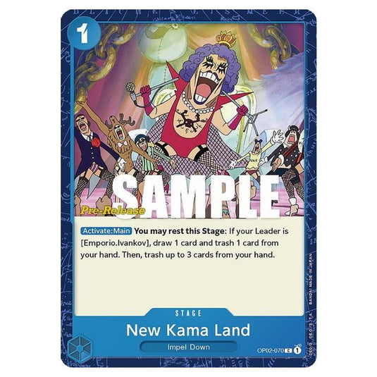 One Piece - OP-02: Paramount War Promos - New Kama Land - OP02-070