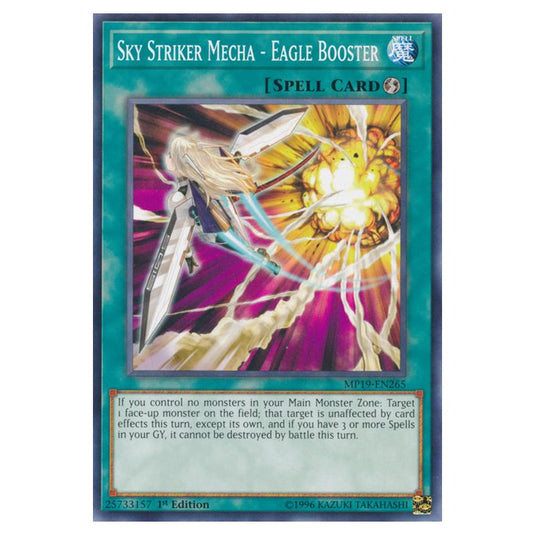 Yu-Gi-Oh! - 2019 Gold Sarcophagus Tin Mega Pack - Sky Striker Mecha - Eagle Booster (Common) MP19-EN265