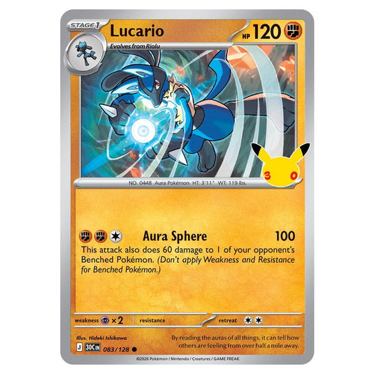 Pokemon - 30th Celebration - Lucario - 083/128