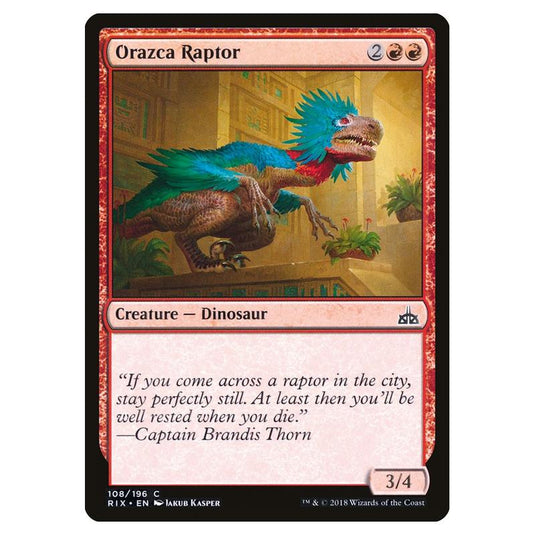 Magic The Gathering - Rivals Of Ixalan - Orazca Raptor - 108/196