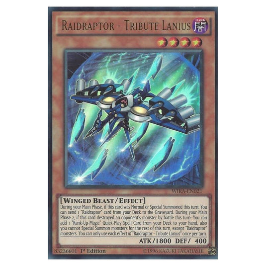 Yu-Gi-Oh! - Wing Raiders - Raidraptor - Tribute Lanius (Ultra Rare) WIRA-EN021