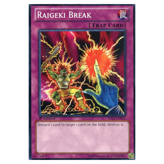 Yu-Gi-Oh! - Starter Deck - Xyz Symphony - Raigeki Break (Common) YS12-EN031
