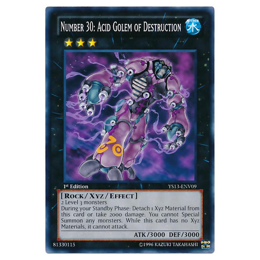Yu-Gi-Oh! - Super Starter Power-Up Pack - Number 30: Acid Golem of Destruction (Common) YS13-ENV09