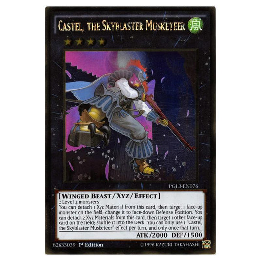 Yu-Gi-Oh! - Premium Gold - Infinite Gold - Castel, the Skyblaster Musketeer (Gold Rare) PGL3-EN076