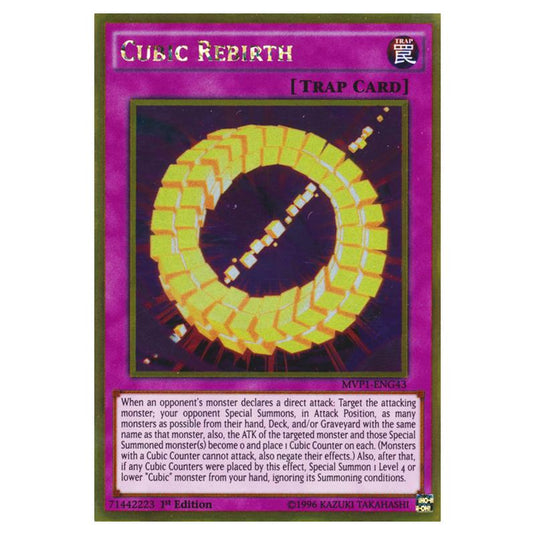 Yu-Gi-Oh! - Yu-Gi-Oh! The Dark Side of Dimensions Movie Pack - Gold Edition - Cubic Rebirth (Gold Rare) MVP1-ENG43