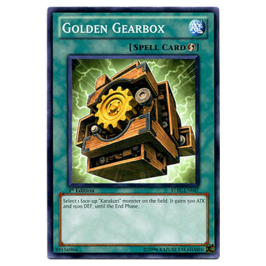 Yu-Gi-Oh! - Starstrike Blast - Golden Gearbox (Common) - STBL-EN047