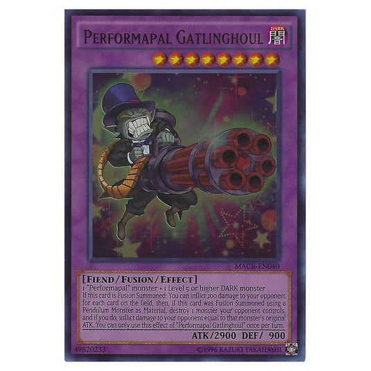 Yu-Gi-Oh! - Maximum Crisis - Performapal Gatlinghoul (Ultra Rare) MACR-EN040