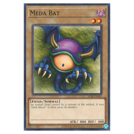 Yu-Gi-Oh! - Legend of Blue Eyes White Dragon (25th Anniversary Edition) - Meda Bat (Common) - LOB25-EN083